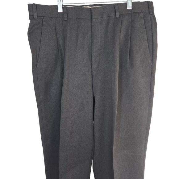 Savane Men's Gray Dress Pants 34X33 34 X 33  Trousers Slacks M medium Work - Picture 1 of 8